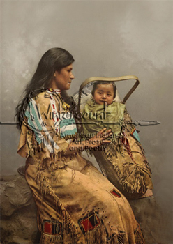 Ojibwa Mother and Child image